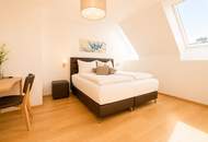 Dachgeschosswohnung mit 2 Terrassen nahe Augarten – Ruhelage & Fernblick