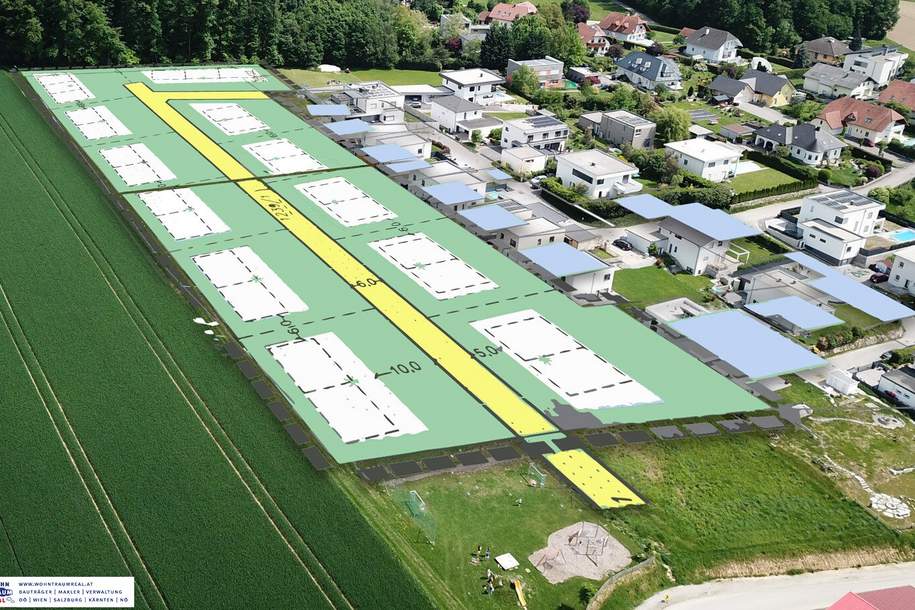 Katsdorf: 26 Bauparzellen (210 €/qm) in idyllischer Lage suchen Investor, Grund und Boden-kauf, 1.890.000,€, 4223 Perg