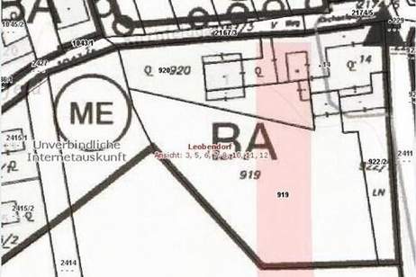Baugrundstück in 2111 Tresdorf – 1.001 m² in toller Ruhelage, Grund und Boden-kauf, 470.470,€, 2100 Korneuburg