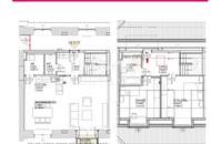 Elegante 3 Zimmer Maisonette mit Balkon in der Zollamtstraße 7 zu vermieten (inkl. Fernwärme-Akonto)
