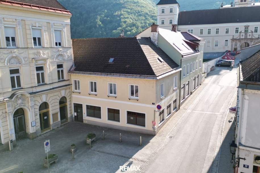 Geschäfts- &amp; Bürolokal direkt am historischen Platzl in Lilienfeld, Gewerbeobjekt-miete, 1.190,00,€, 3180 Lilienfeld