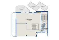 Atelier – Büro in zentraler Ruhelage nahe Hauptbahnhof