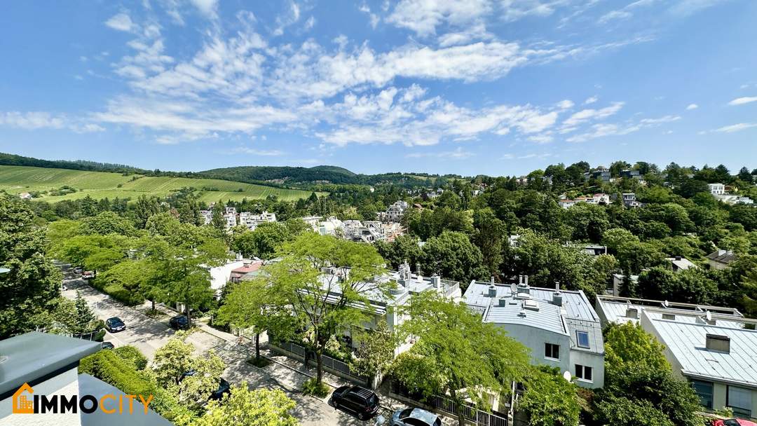 Neuer Preis! Dachtraum 3,5 Zimmer + 96 m² Dachterrasse, luxuriös, Erstklassige Ausstattung in grünem Döbling