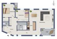 Hochwertige Familienwohnung mit 2 Balkonen und Tiefgaragenplatz!