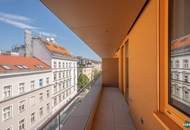 KARAJAN – 2-Zimmer-Dachgeschoß mit zwei Balkonen beim Augarten