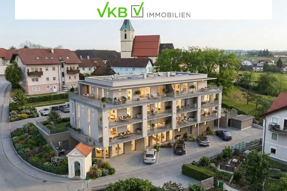 Neubauprojekt im Zentrum von Hofkirchen i. Tkr. -moderne Wohnung in Toplage, Wohnung-kauf, 688.000,€, 4492 Linz-Land