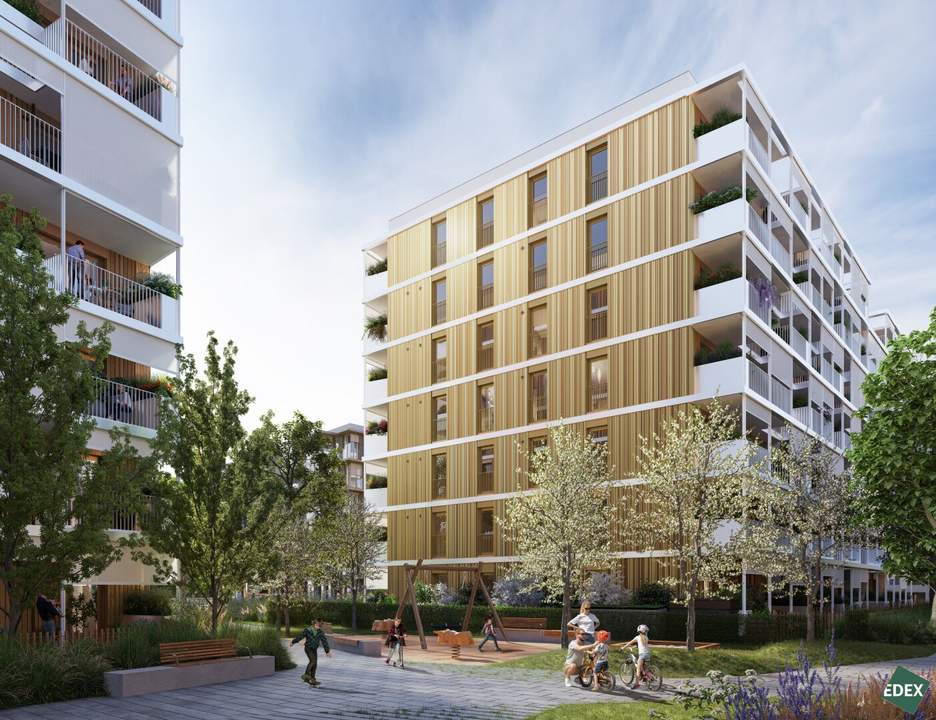 VILLAGE IM DRITTEN | Moderne 3-Zimmer Wohnung mit Balkon