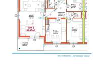 Moderne geförderte Wohnung