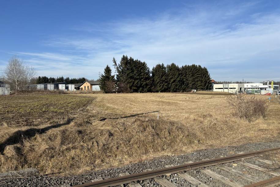 ++ INDUSTRIEGRUNDSTÜCK ++ AREA SÜD KORALMBAHN ++ GEWERBEPARK WEITENDORF mit BAHNANSCHLUSS ++ GFL ca. 16.936 m² ++ TEILBAR ++ BD A - I1 0,2 - 1,0, Grund und Boden-kauf, 3.217.840,€, 8402 Graz-Umgebung