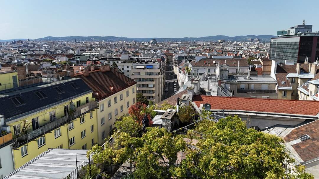 Ca. 55 m² Terrassen I grüner Dachgarten mit Blick über Wien I exklusives DG ohne Dachschrägen