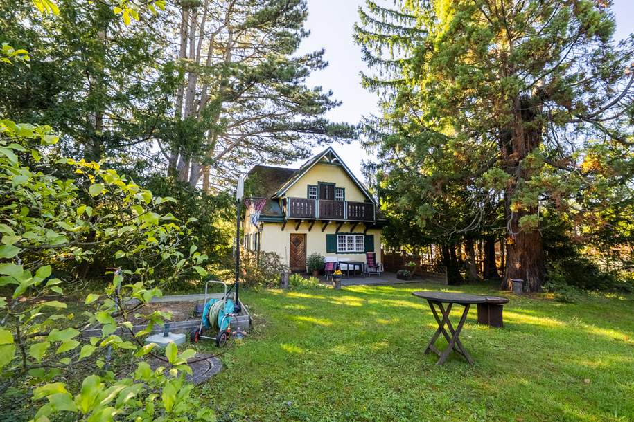 Einzigartiges Baugrundstück mit Knusperhäuschen in absoluter Ruhelage, Grund und Boden-kauf, 1.980.000,€, 1130 Wien 13., Hietzing