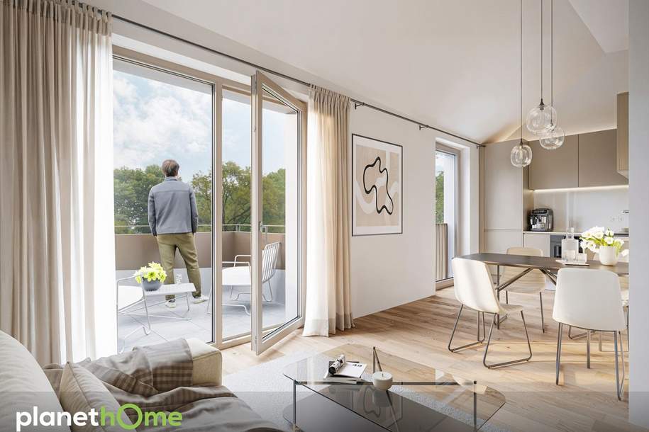 Provisionsfrei / Neubau / Photovoltaik, Wohnung-kauf, 345.000,€, 1210 Wien 21., Floridsdorf