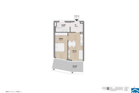 Wohnen im Grünen – UrbanGreenGeidorf: Ihr neues Zuhause in Graz-Geidorf, Wohnung-kauf, 199.305,€, 8010 Graz(Stadt)