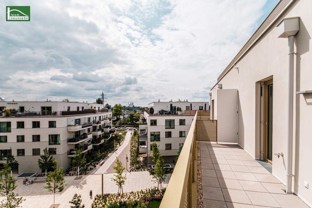 Hoch oben - 2.Zimmer mit Balkon und Provisionsfrei – kostengünstige Heizung/“Kühlung“ über Erdwärme