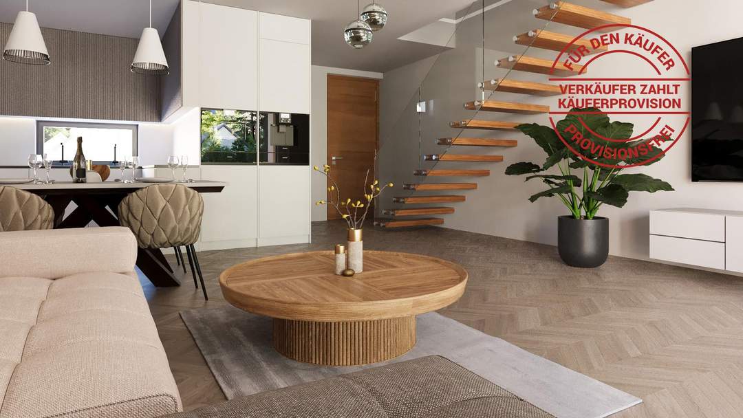 Baustart erfolgt! Hochwertige Reihenhäuser in ruhiger, sonniger Lage! Provisionsfrei