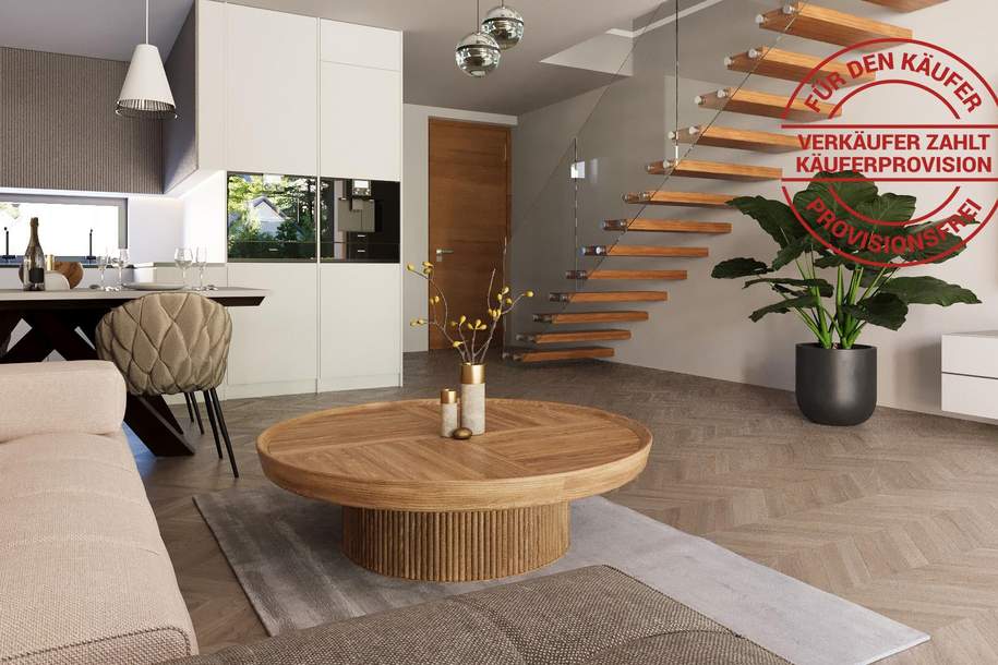 Baustart erfolgt! Hochwertige Reihenhäuser in ruhiger, sonniger Lage! Provisionsfrei, Haus-kauf, 429.000,€, 8054 Graz-Umgebung