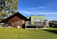 Holzhaus in Waldrandlage - absolute Ruhelage mit Dorfnähe und modernem, belagsfertigem Zubau