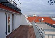 Luxus-Dachgeschosswohnung mit Galerie und zwei Terrassen in bester Lage des 9. Bezirks