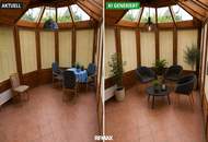 Charmantes Wohnhaus mit Wintergarten in ruhiger Lage von Hartheim bei Alkoven!