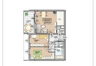 "DER MARKHOF" - mit bester Qualität! Feinste 3-Zimmer- Wohnung mit Ost-Loggia.