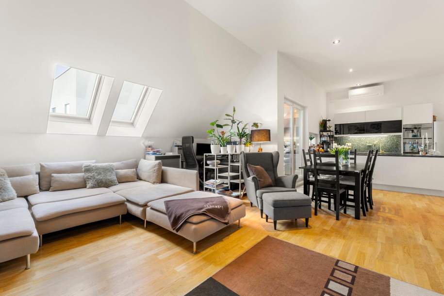 Wohnen über den Dächern von Graz mit Blick auf den Schlossberg: Exklusive Stadtwohnung mit Terrasse, Wohnung-kauf, 530.000,€, 8010 Graz(Stadt)