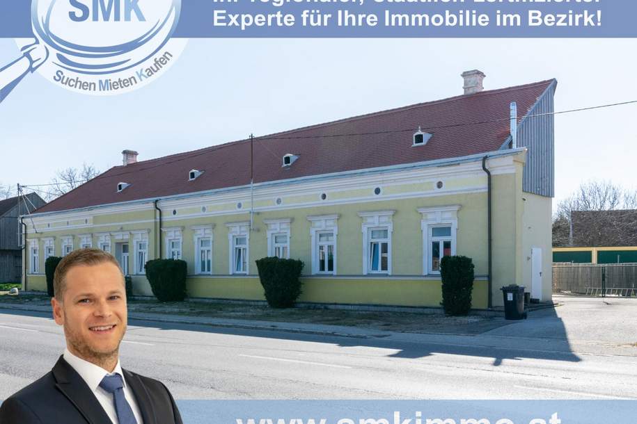 Geräumige Liegenschaft mit guter Verkehrsanbindung!, Haus-miete, 2.960,00,€, 2020 Hollabrunn