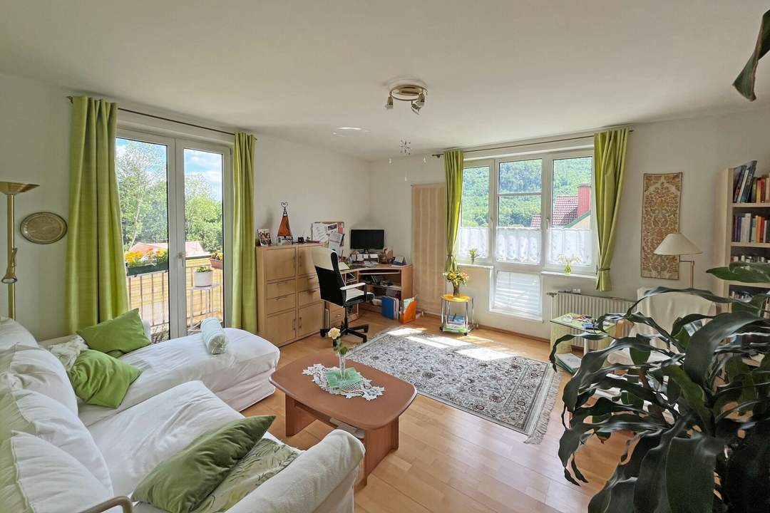 Ihr neues Zuhause! Attraktive Wohnung mit Balkon, Loggia und Garage im Zentrum von Purkersdorf