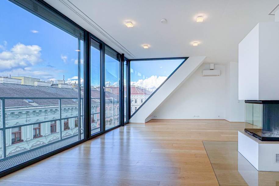 Traumhafte Penthouse-Wohnung mit Blick über Wien | 4 Zimmer | Terrasse, Wohnung-miete, 3.971,59,€, 1090 Wien 9., Alsergrund