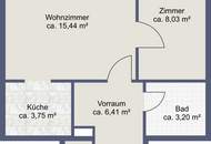 Kompakte 2-Zimmer-Wohnung in Wals-Käferheim