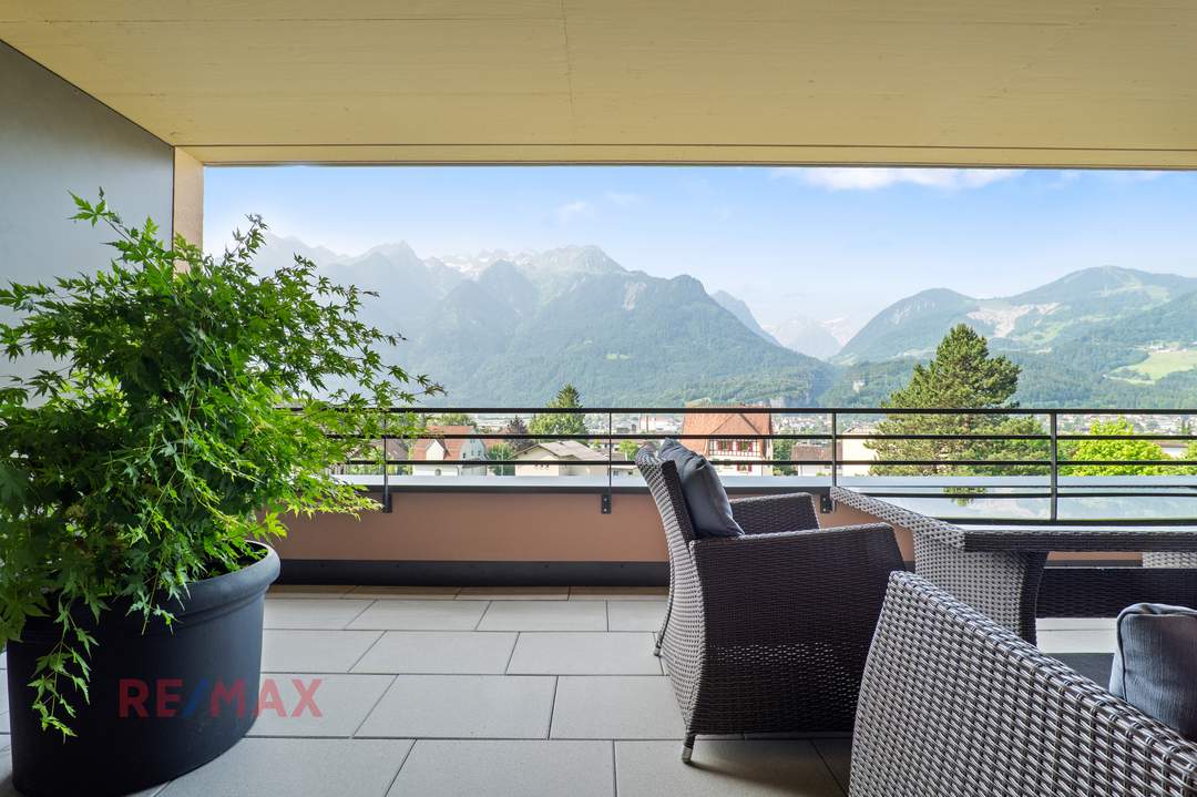 Exklusive Wohnung mit Panoramaausblick über Bludenz
