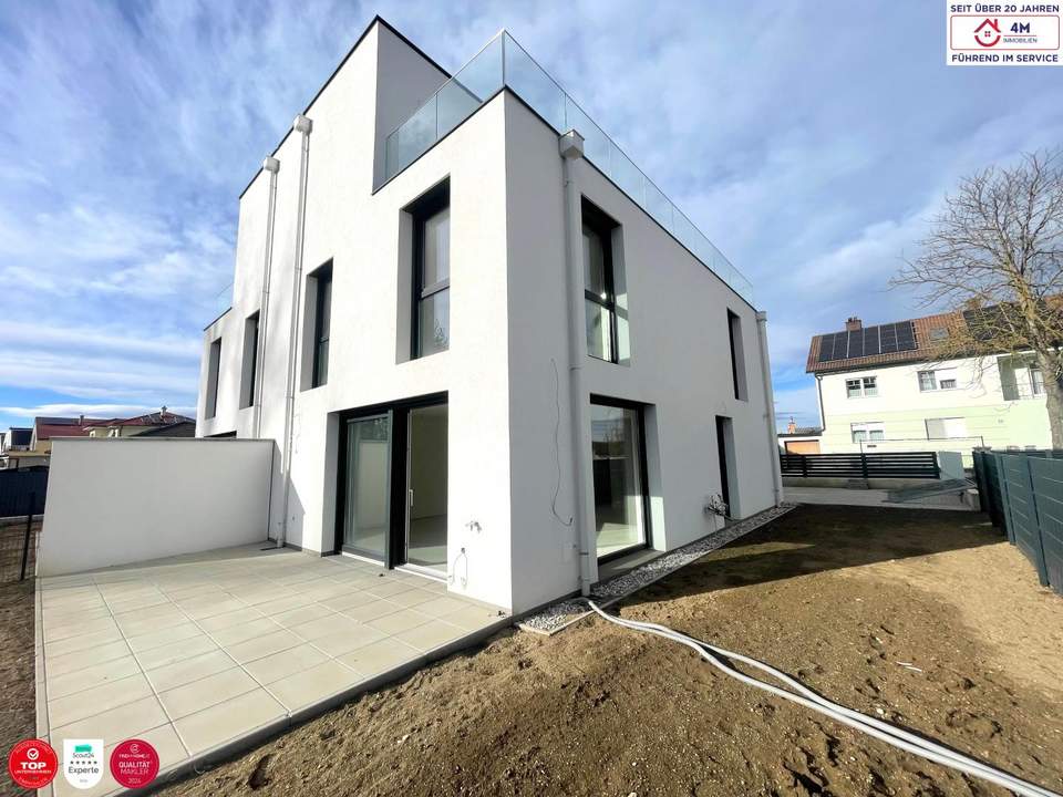 LETZTE DOPPELHAUSHÄLFTE / 153 m² / nur 8 Minuten nach Tulln