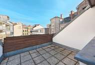 Hofseitige Terrassenwohnung in bester Stadtlage nächst Mariahilfer Straße
