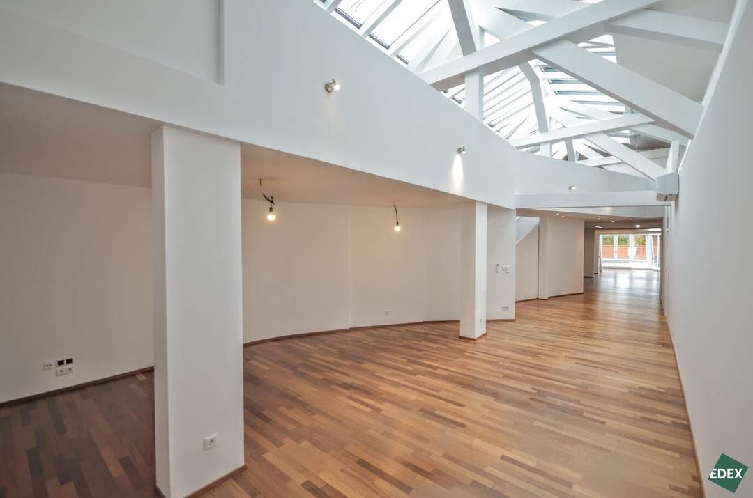 Modernes DG-Büro mit Klimaanlage und Terrasse in 1190