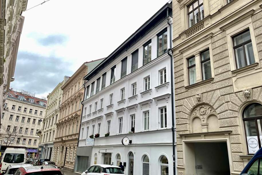 Unbefristet vermietet / gute Aufteilung / attraktives Haus, Wohnung-kauf, 194.000,€, 1060 Wien 6., Mariahilf