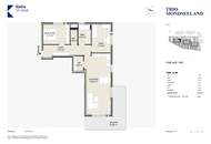 3 Zimmer Wohnung mit ca. 21m² großem Balkon in Mondsee