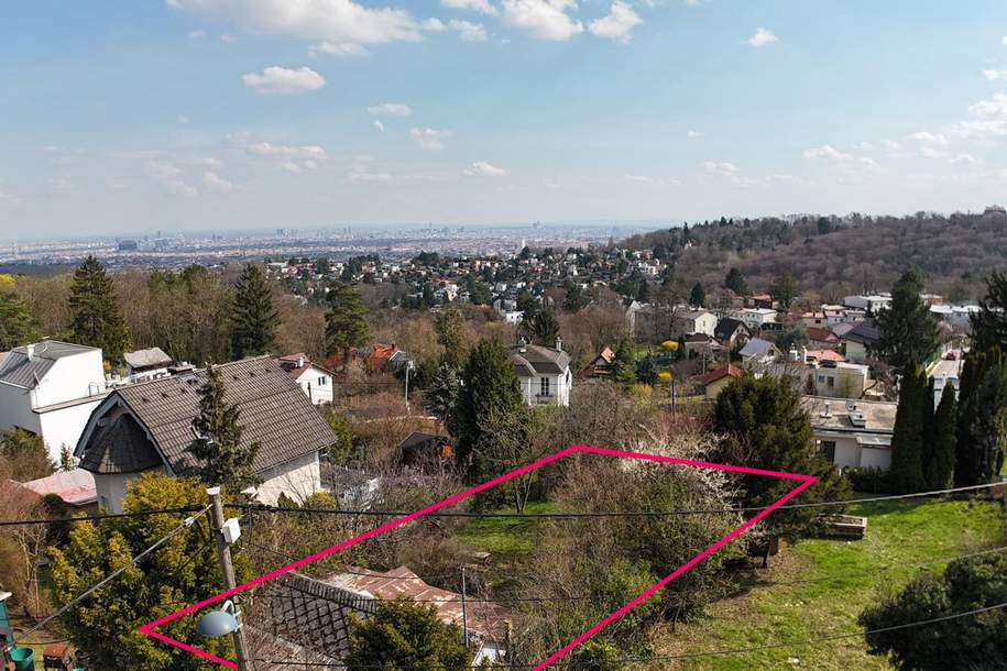 Perfekter Baugrund mit unverbaubarem Wienblick am Heuberg!, Grund und Boden-kauf, 640.000,€, 1170 Wien 17., Hernals