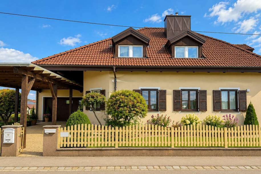 GARTENPARADIES AUF FAST 10.000 M² Exklusives Landhaus mit privater Parklandschaft & Salzwasserpool nahe Wien, Haus-kauf, 2123 Mistelbach
