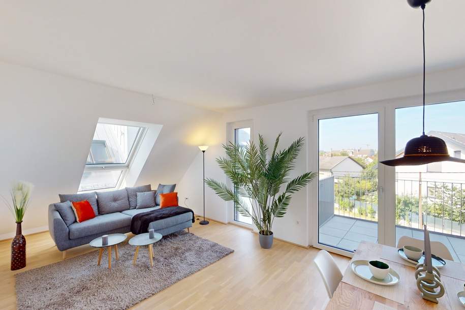 Loftwohnung nahe Seestadt im Grünen, Wohnung-miete, 1.449,82,€, 1220 Wien 22., Donaustadt