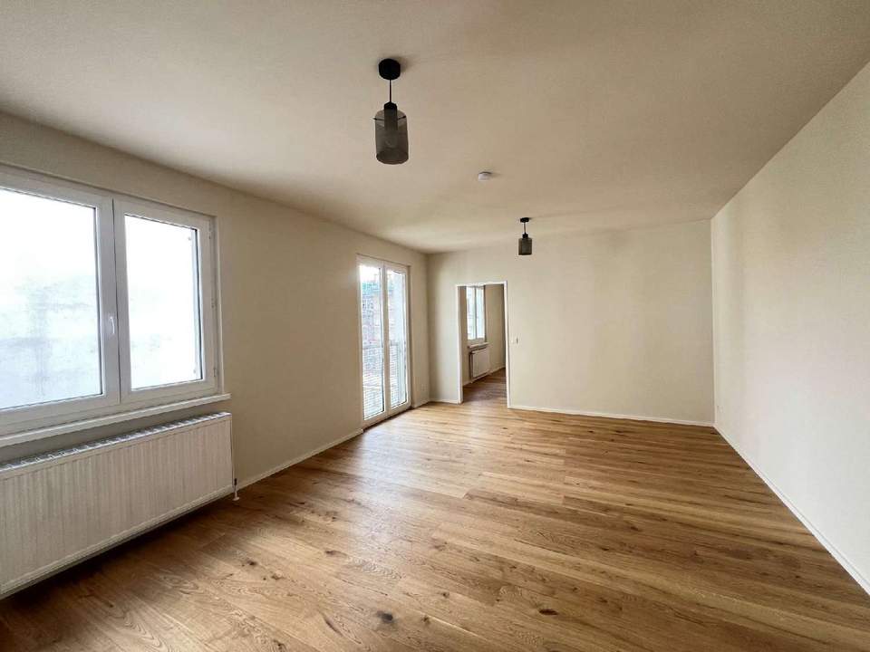 Wohnen am Rande des beliebten Freihausviertels - 2,5 -Zimmer-Wohnung mit Grünblick