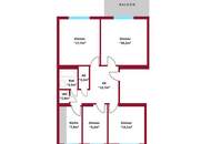 Direkt in Nußdorf neben traditionsreichen Heurigen | Loggia in den ruhigen Innenhof | teilmöbliert | inkl. Garage | 4-Zimmer