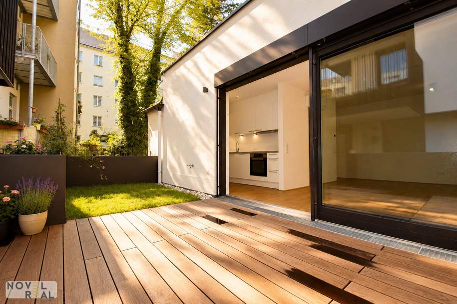 Einzigartiges Townhouse mit Garten und großer Dachterrasse in Top Lage des 6. Bezirks, Wohnung-miete, 2.450,00,€, 1060 Wien 6., Mariahilf