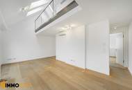 Exklusive, klimatisierte 3,5-Zimmer-Dachgeschosswohnung mit 22 m² Terrasse nahe Schloss Belvedere