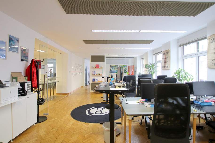 Bestlage in 1070 Neubaugasse: Gemeinschaftsbüro mit Architekten. PKW-Stellplatz direkt vor dem Haus möglich., Gewerbeobjekt-miete, 2.516,14,€, 1070 Wien 7., Neubau