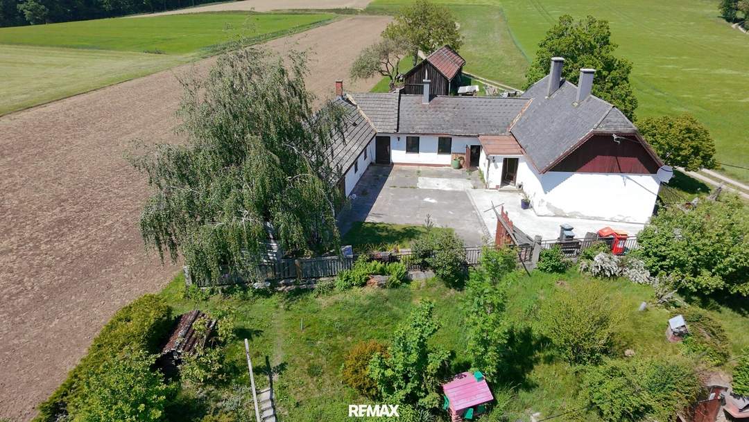 Idyllischer Hof mit großem Grundstück im Grünen