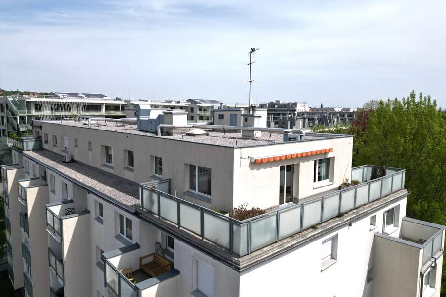 Großzügige 4-Zimmer-Dachgeschoßwohnung mit Weitblick nahe U4 Hütteldorf, Wohnung-kauf, 590.000,€, 1140 Wien 14., Penzing