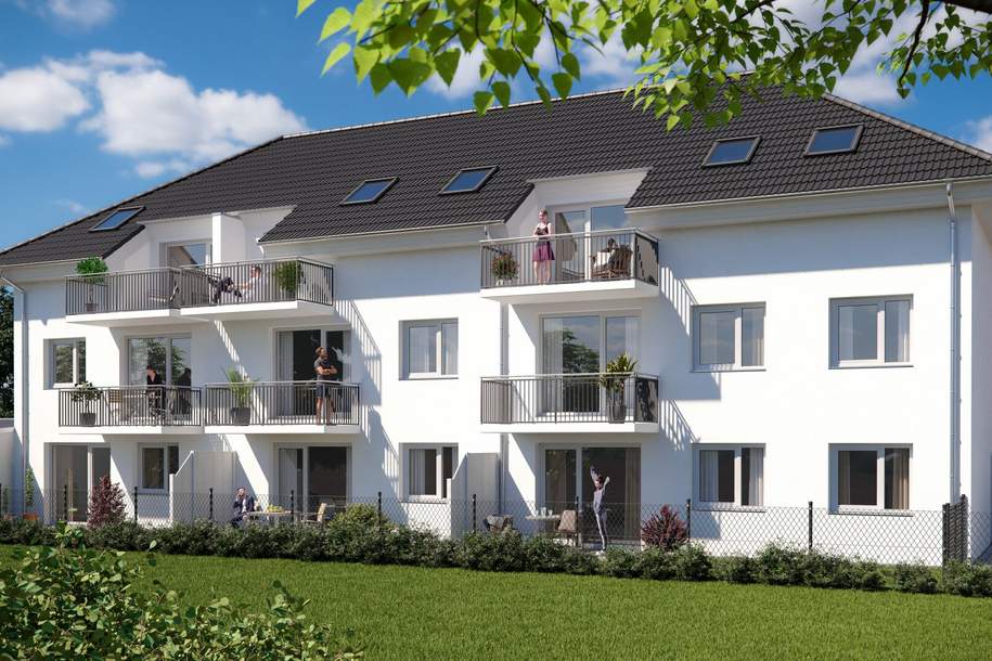 ++++Wohntraum an der Donau – 3-Zimmer-Eigentumswohnung mit Balkon und 2 Parkplätzen++++, Wohnung-miete, 836,00,€, 3424 Tulln