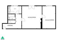 2 Zimmer-Wohnung mit Balkon in Zentrumslage