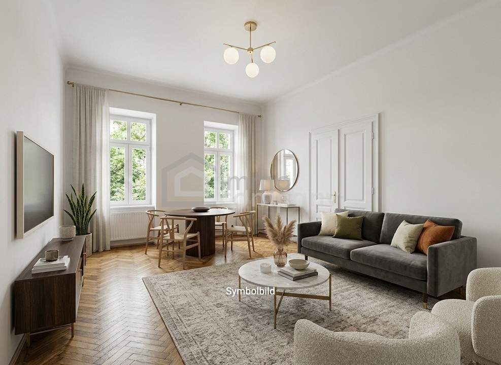 ALTBAU in Hofruhelage! 3-Zimmer-Wohnung in 1050 Wien – Vollsaniert, zentral und stilvoll!