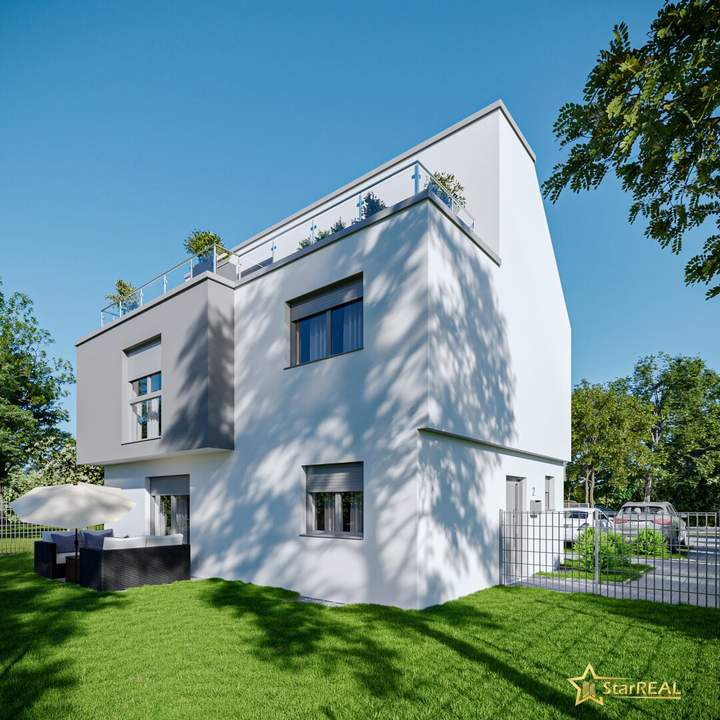 GROSSER GARTEN! 136 m² WOHNFLÄCHE, 5 ZIMMER, 2 WC's, DACHTERRASSE. PROVISIONSFREI für den Käufer.