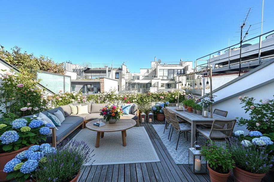 1010! Moderne DG-Maisonette mit Galerie und grosser Terrasse!, Wohnung-miete, 3.499,99,€, 1010 Wien 1., Innere Stadt